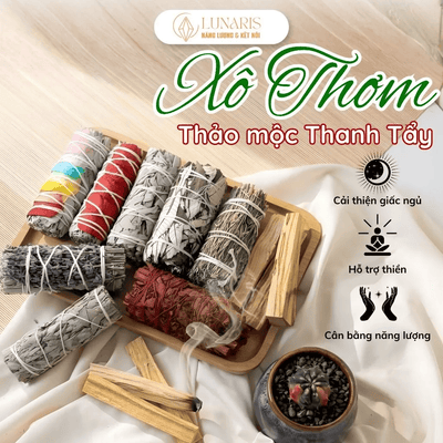 Xô Thơm Thanh Tẩy Không Gian, Thu Hút Năng Lượng May Mắn