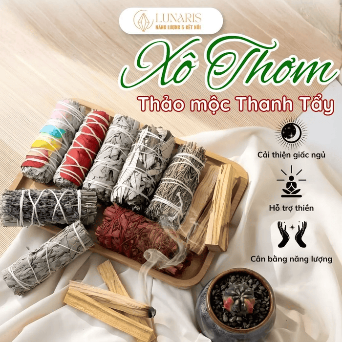 Xô Thơm Thanh Tẩy Không Gian, Thu Hút Năng Lượng May Mắn