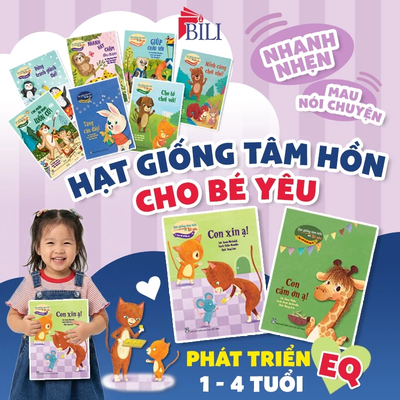 Bộ Sách Hạt Giống Tâm Hồn Cho Bé Yêu - Bộ sách giáo dục sớm cho trẻ (Có tách lẻ)