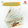 [Siêu Sale Giữa Năm] Sách đa tương tác - Chuyển động thông minh đa ngữ Việt - Anh - Pháp - Dành cho trẻ từ 0 - 6 tuổi
