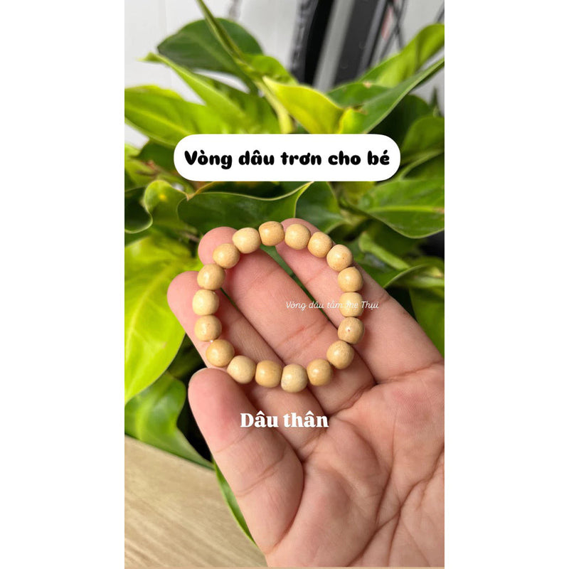 Vòng Gỗ Dâu Tằm Tự Nhiên Cho Bé