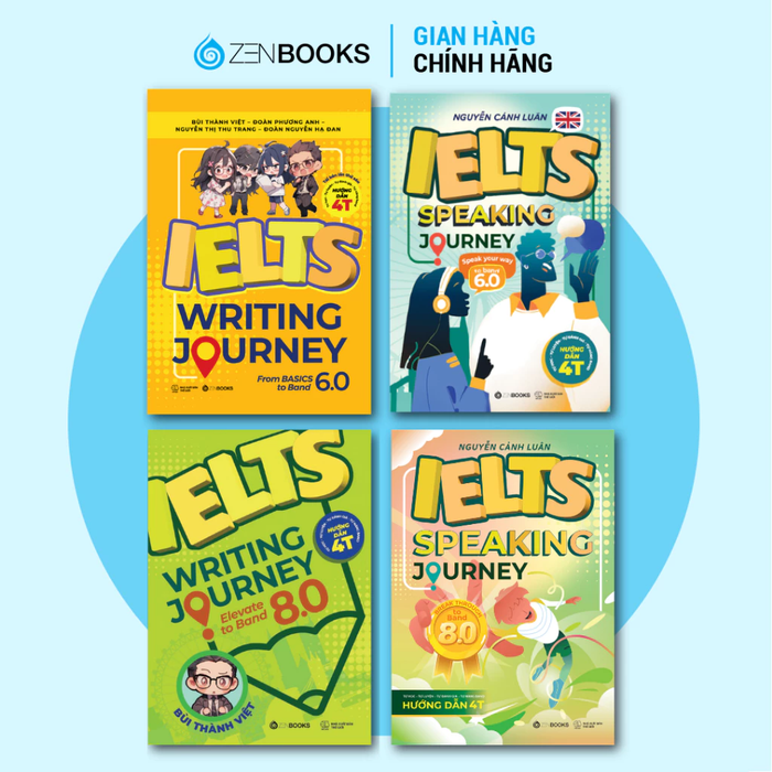 Trọn Bộ Sách IELTS JOURNEY Writing & Speaking - ĐƯỢC CỰU GIÁM KHẢO IELTS KHUYÊN DÙNG