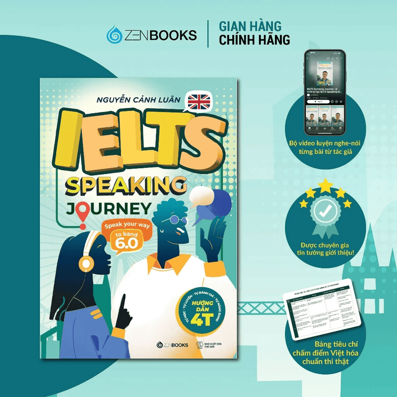 Trọn Bộ Sách IELTS JOURNEY Writing & Speaking - ĐƯỢC CỰU GIÁM KHẢO IELTS KHUYÊN DÙNG