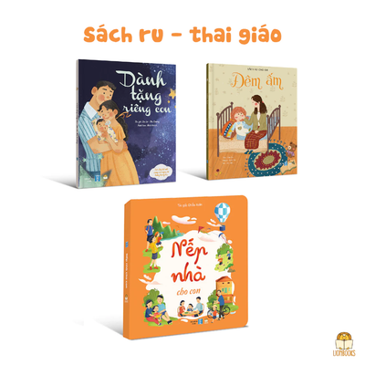 Bộ Sách Ru & Thai Giáo Hay Nhất - Sách thơ cài đặt tiềm thức cho bé, vỗ về cảm xúc cho mẹ