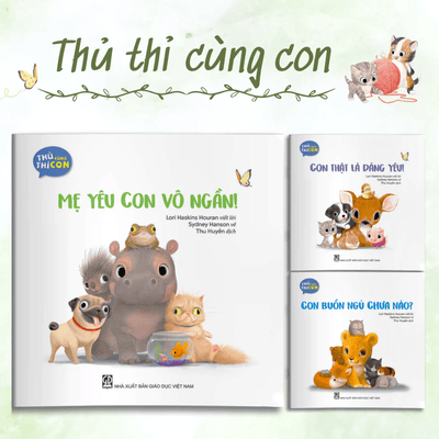 [Sale 45%] Combo 3 Cuốn Thủ Thỉ Cùng Con - Truyện Tranh Kĩ Năng Sống - Giáo Dục Cảm Xúc Cho Bé