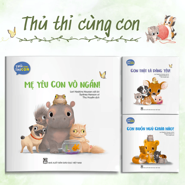 [Sale 45%] Combo 3 Cuốn Thủ Thỉ Cùng Con - Truyện Tranh Kĩ Năng Sống - Giáo Dục Cảm Xúc Cho Bé