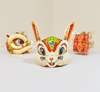 Set 3 Lồng Đèn 3D Handmade Thỏ-Rồng-Lân | Lồng Đèn Trung Thu 3D Xếp - TAYTA