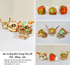 Set 3 Lồng Đèn 3D Handmade Thỏ-Rồng-Lân | Lồng Đèn Trung Thu 3D Xếp - TAYTA