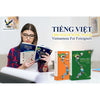 Bộ Sách Tiếng Việt cho người nước ngoài 3 cấp độ Sơ cấp tái bản - Trung cấp (Kèm CD) và Nâng cao (Kèm QR chứa file nghe)