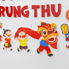 Set Hình Dán Tường Trang Trí Trung Thu - Chất Liệu Cao Cấp Bền Đẹp