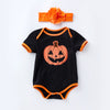 Bộ đồ liền thân Halloween cho trẻ sơ sinh in hình quần áo ngắn tay - Bodysuit cho bé