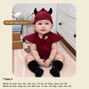SU001 - Bodysuit hoá trang halloween sát nách thun cotton cho bé trai bé gái 0-36 tháng