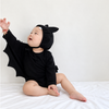 [Tặng kèm mũ và tất] Bodysuit Halloween phong cách hàn Quốc cho bé trai bé gái size 5-14kg - Thiết kế Bí ngô + Dơi đen