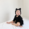 [Tặng kèm mũ và tất] Bodysuit Halloween phong cách hàn Quốc cho bé trai bé gái size 5-14kg - Thiết kế Bí ngô + Dơi đen