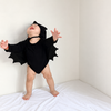 [Tặng kèm mũ và tất] Bodysuit Halloween phong cách hàn Quốc cho bé trai bé gái size 5-14kg - Thiết kế Bí ngô + Dơi đen