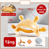 [Tặng Hộp và Dây Đeo] Gặm nướu Silicon cầm tay cho bé 2 tháng, 3 tháng mềm mại, an toàn