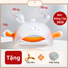 [Tặng Hộp và Dây Đeo] Gặm nướu Silicon cầm tay cho bé 2 tháng, 3 tháng mềm mại, an toàn