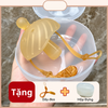 [Tặng Hộp và Dây Đeo] Gặm nướu Silicon cầm tay cho bé 2 tháng, 3 tháng mềm mại, an toàn