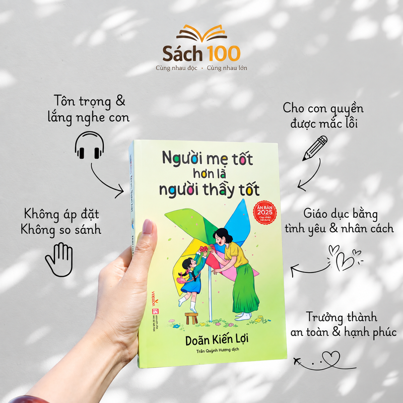 [Nuôi dạy trẻ] Sách Người Mẹ Tốt Hơn Là Người Thầy Tốt - Doãn Kiến Lợi