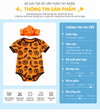 Bộ đồ liền thân Halloween cho trẻ sơ sinh in hình quần áo ngắn tay - Bodysuit cho bé