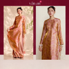 Áo Dài ĐÀO YÊN - Cách Tân Dáng Suông, Cổ Tròn 2 Tà - Chất Liệu Lụa Tencel