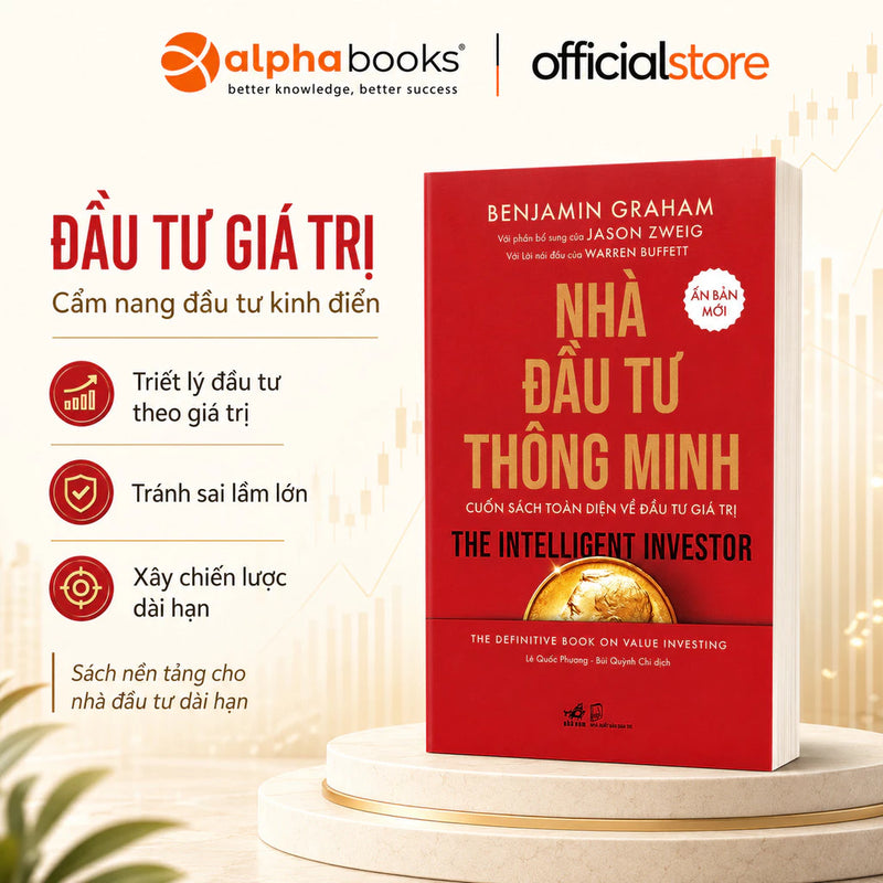 Combo đầu tư thông minh: Cổ phiếu thường lợi nhuận phi thường (Alpha) + Nhà đầu tư thông minh (Tái Bản)