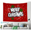 Phông Nền Trang Trí Vải Hình Santa, Noel, giáng sinh, Cây thông, Lò Sưởi Trang Trí - Tín Phát