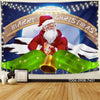 Phông Nền Trang Trí Vải Hình Santa, Noel, giáng sinh, Cây thông, Lò Sưởi Trang Trí - Tín Phát