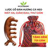(TẶNG TÚI GẤM) Lược Gỗ Đàn Hương Massage Đầu Mặt Cổ Vai Gáy Thư Giản, Giảm Đau Mỏi Nhiều Hình Dạng