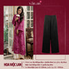 Áo Dài HOA MỘC LAN - Cách Tân Dáng Suông 2 Tà - Chất Liệu Lụa Tencel Song Diện