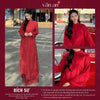 Áo Dài BÍCH SƯ - Dáng Suông, Tay Dài - Chất Liệu Tơ Organza Cao Cấp Thêu Họa Tiết Kì Lân