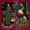 Áo Dài HOA MỘC LAN - Cách Tân Dáng Suông 2 Tà - Chất Liệu Lụa Tencel Song Diện