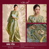 Áo Dài ĐÀO YÊN - Cách Tân Dáng Suông, Cổ Tròn 2 Tà - Chất Liệu Lụa Tencel