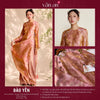 Áo Dài ĐÀO YÊN - Cách Tân Dáng Suông, Cổ Tròn 2 Tà - Chất Liệu Lụa Tencel