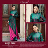 Áo Dài NGỌC TRÁC - Form Dáng Truyền Thống Tay Loe Dài