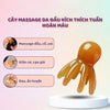 Lược Bạch Tuộc Massage Da Đầu, Giảm Rụng Tóc, Thông Kinh Lạc, Thư Giãn Cơ
