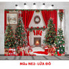 Phông nền trang trí NOEL backdrop decor GIÁNG SINH phông vải background merry christmas