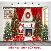 Phông nền trang trí NOEL backdrop decor GIÁNG SINH phông vải background merry christmas