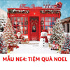 Phông nền trang trí NOEL backdrop decor GIÁNG SINH phông vải background merry christmas