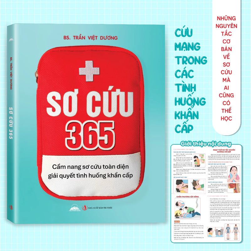 Bộ sách sơ cứu gia đình - Cẩm nang bảo vệ sức khoẻ gia đình: Sơ cứu 365 + Sơ cứu Gia Đình + Sơ cứu Trẻ