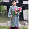 Áo Dài Cách Tân Bé Gái Lụa Kim Sa Ánh Kim-Cách tân Tết bé-BE01
